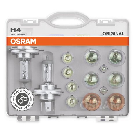 Osram H4 Set Reservelampen 24V Truck