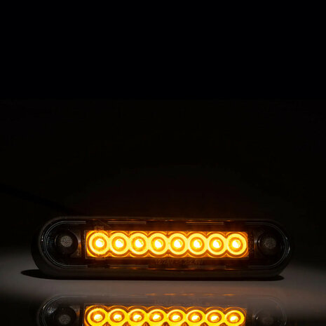 Fristom LED Markeringslamp Oranje Dark Look Lang FT-073