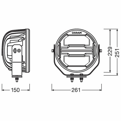 Osram LED Verstraler Round MX260-CB