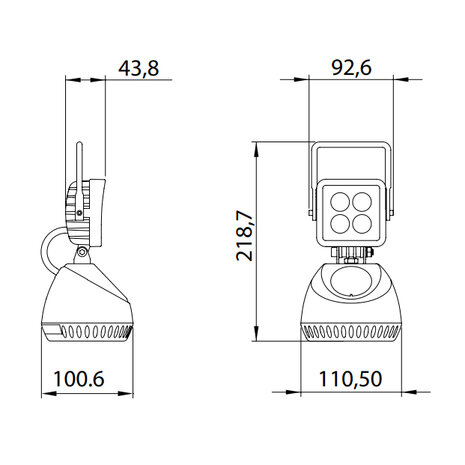 LED Werklamp Met Magneet