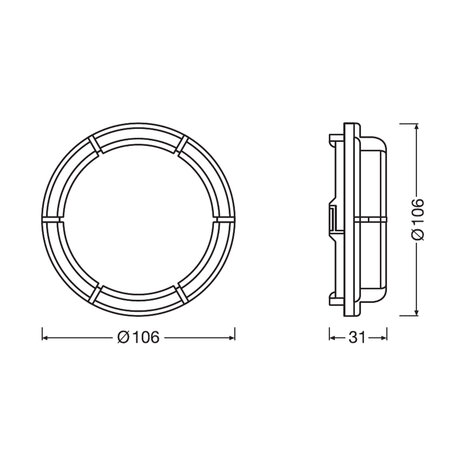 Osram Ledriving Dop Set LEDCAP12