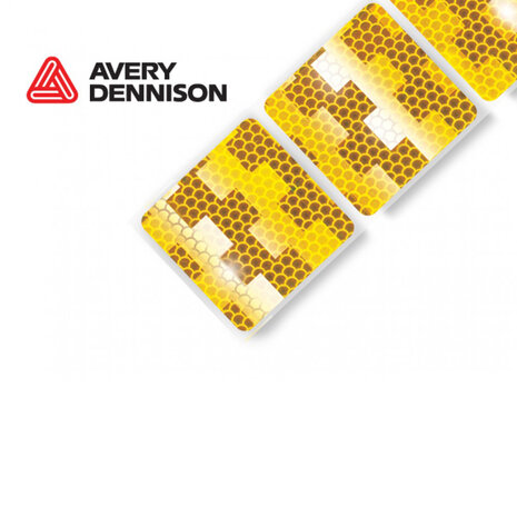 Avery V-6791 Contour Reflectietape Geel | P/M