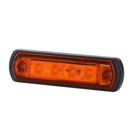 Horpol LED Markeringslamp Oranje Platte Montage 4 LEDS LD-676