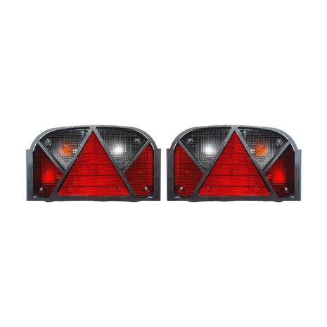 Set RVS Achterlicht Beschermers Voor Aspöck Multipoint 2