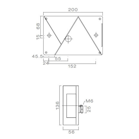 Aspöck Achterlicht Multipoint 4 Rechts + Achteruitrijlicht