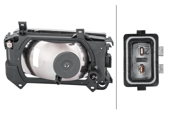 Hella Koplamp VW Transporter 09/90-12/95 Rechts H4 | 1AJ 006 051-221