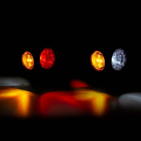Horpol LED Breedtelamp 3-Functies Schuin Lang Rechts Dark Look