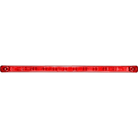 LED Derde Remlicht Rood Lensglas 24V