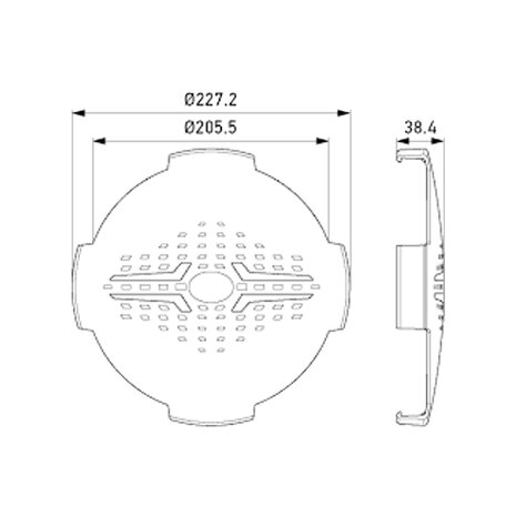 Hella Beschermkap voor 9'' Blade Verstralers