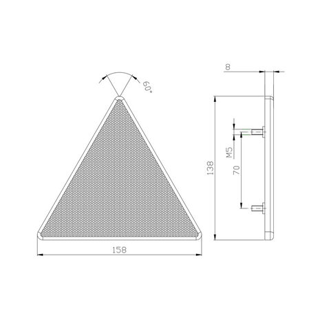Fristom Driehoek Reflector Set