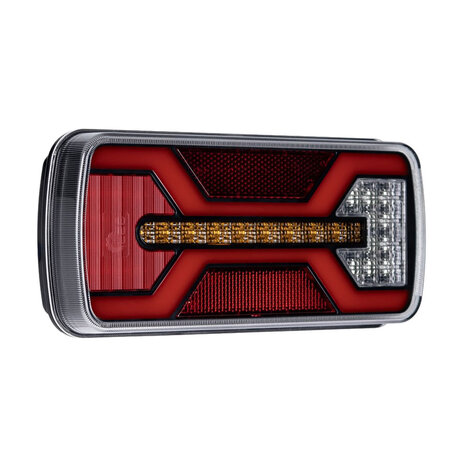 X-Spider LED Achterlicht + Mistlicht | 5P Bajonet | Links