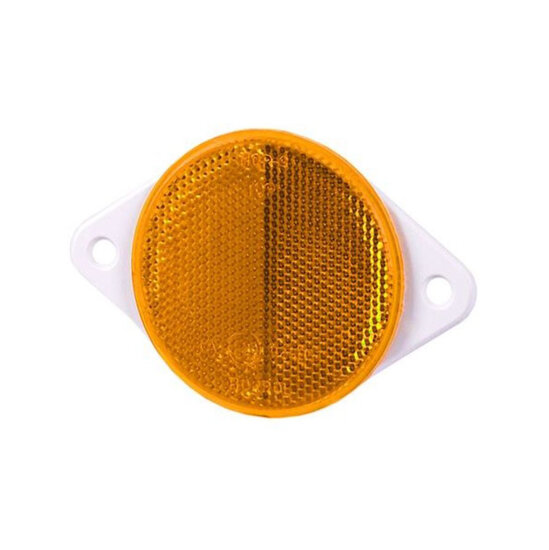 Reflector Rond 2 Bouten &Oslash;79mm Oranje