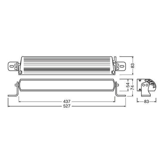 Osram LED Lightbar Verstraler FX500-SP SM GEN2 43cm