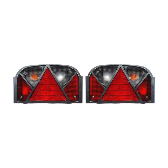 Set RVS Achterlicht Beschermers Voor Aspöck Multipoint 2
