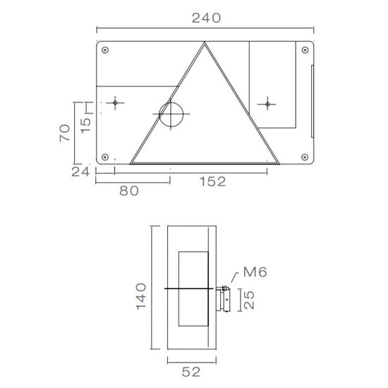 Achterlicht Asp&ouml;ck Multipoint 1 Rechts
