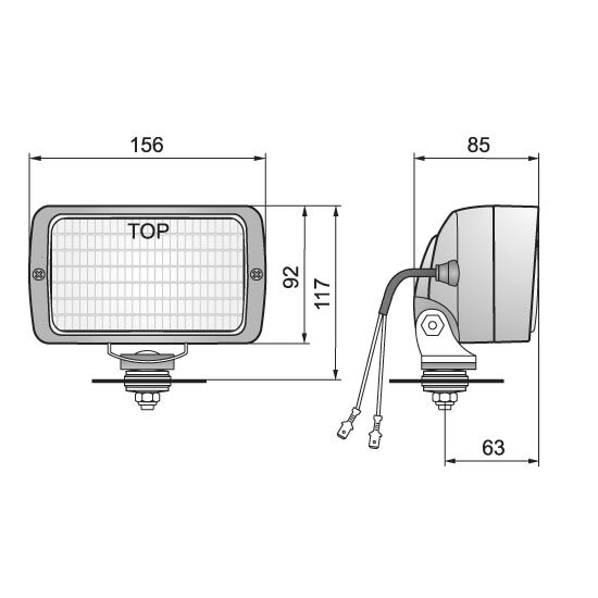 Wesem Halogeen Werklamp H3