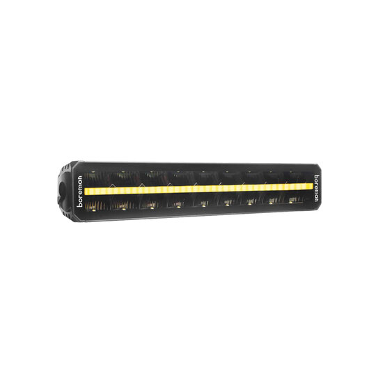 Boreman LED Lightbar + Stadslicht Wit of Oranje 17"