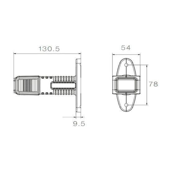 Aspöck LED Markeringslamp Superpoint IV Lang | Rechts