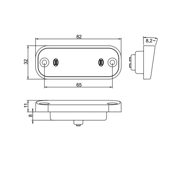 LED Kentekenverlichting 10-30V
