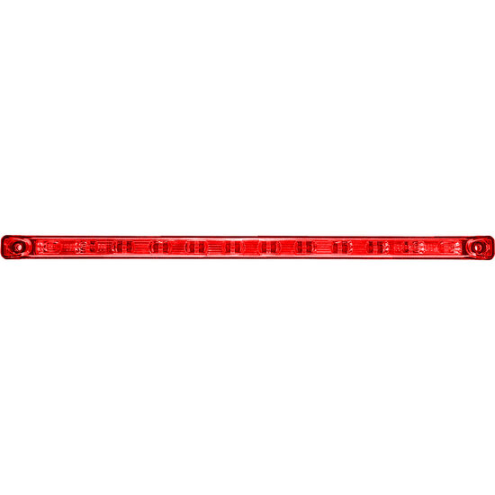 LED Derde Remlicht Rood Lensglas 24V