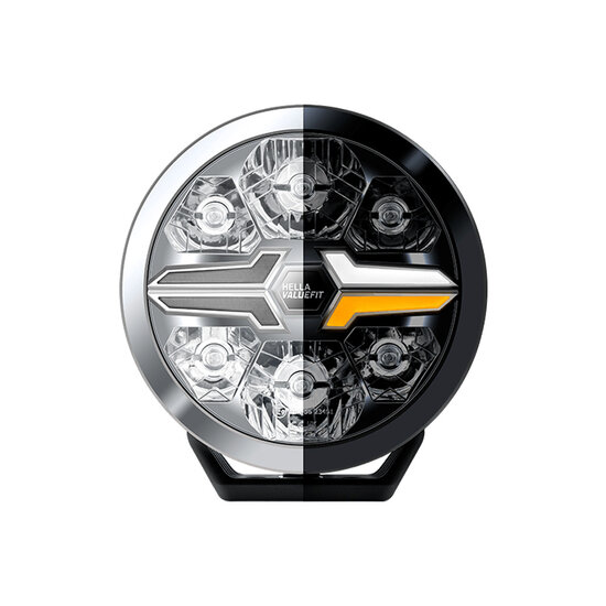 Hella LED Verstraler Blade 7" Zwart Wit/Oranje Positielicht Ref 50
