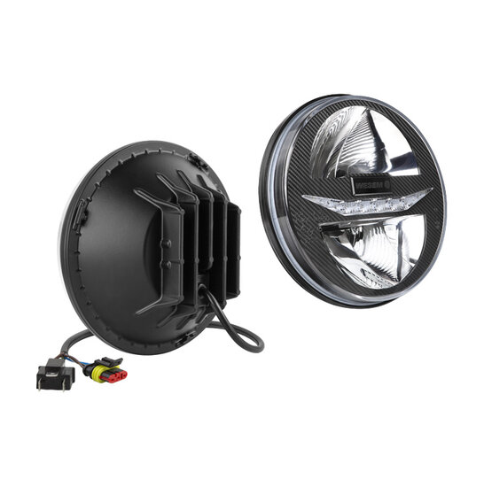 Wesem Ø178mm Inbouw LED Koplamp Rond 7 Inch + Stekkers