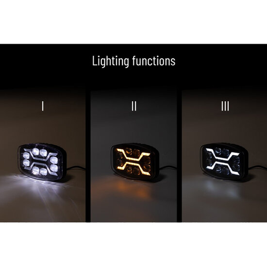 X-Spider LED Verstraler | DRL + LED Flitser