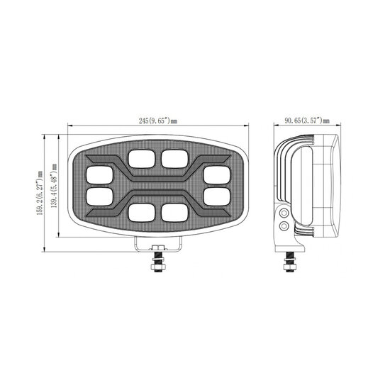 X-Spider LED Verstraler | DRL + LED Flitser