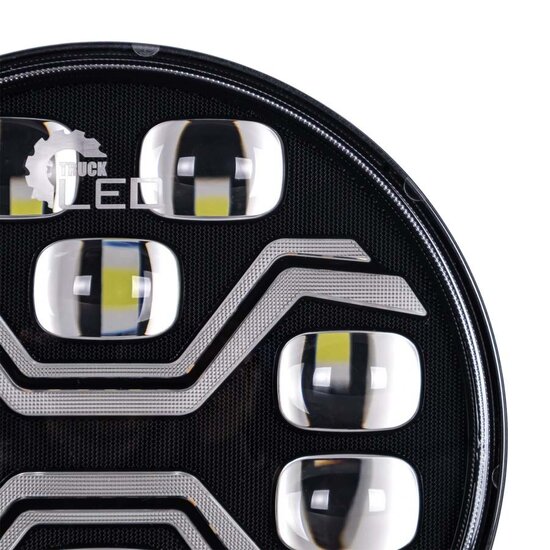 X-Spider Toxic LED Verstraler Rond | DRL + LED Flitser