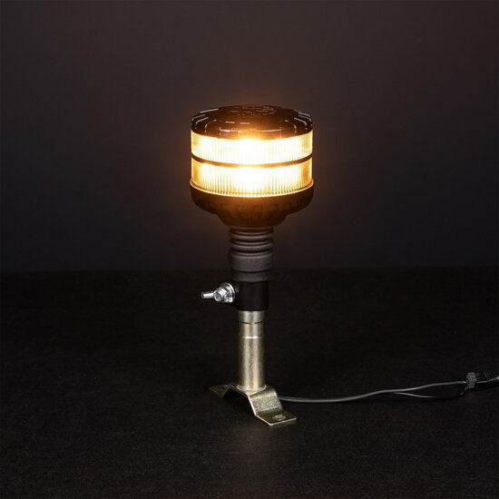 X-Spider LED Zwaailamp Dark look | 2 Flitsfuncties | Oranje