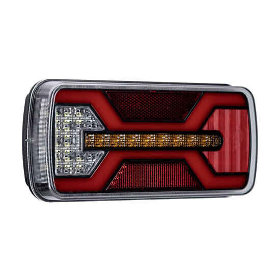 X-Spider LED Achterlicht |+ Achteruitrijlicht | Kentekenverlichting | 5P Bajonet | Links