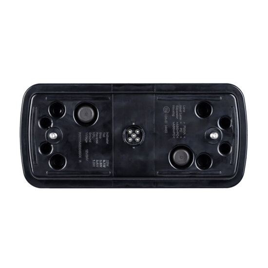X-Spider LED Achterlicht |+ Achteruitrijlicht | Kentekenverlichting | 5P Bajonet | Links