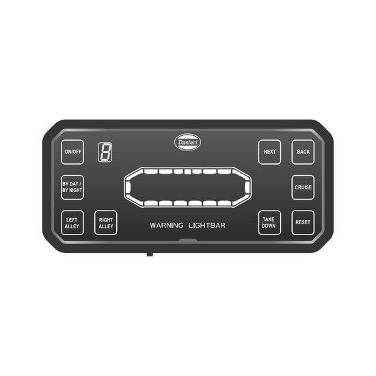 Dasteri Losse Remote Control Voor LB-700 LED Zwaaibalken