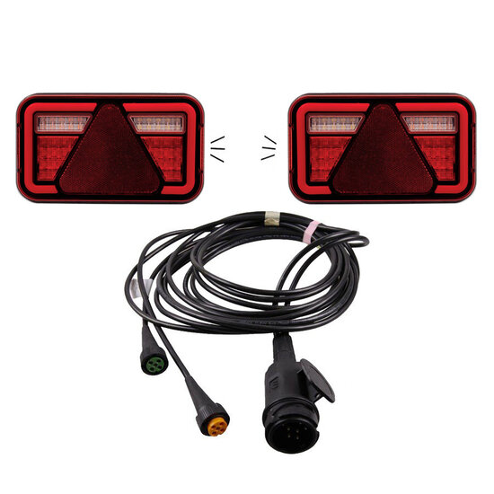 LED Verlichtingsset Aanhanger Aspöck Multiled IV