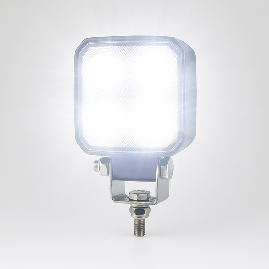 32W LED Werklamp + Ingebouwde Oranje LED Flitser
