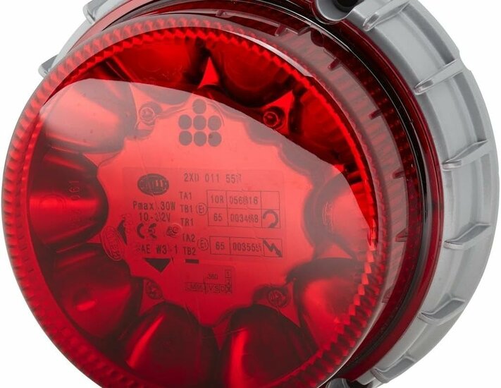 Zwaai-flitsl K-led 2 0 10-32V ro vast 2XD 011 557-121