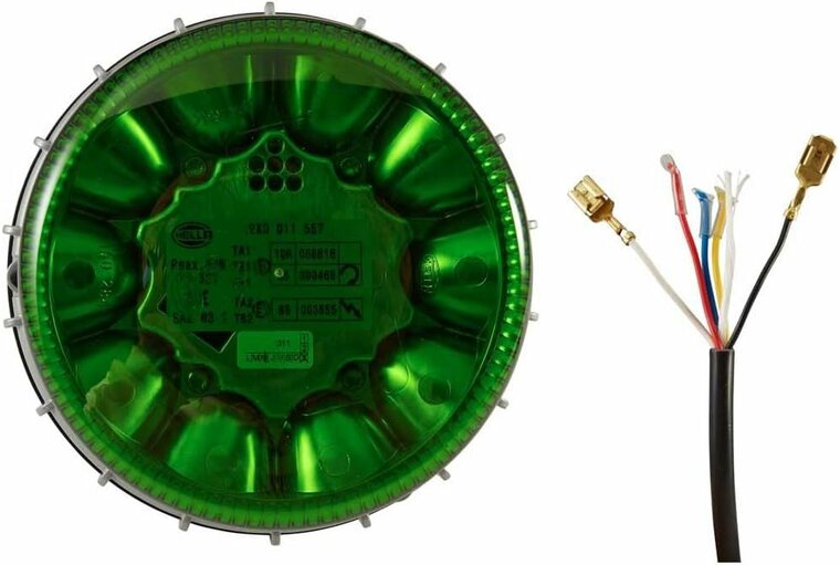 Zwaai-flitsl K-led 2 0 10-32V gr vast 2XD 011 557-131