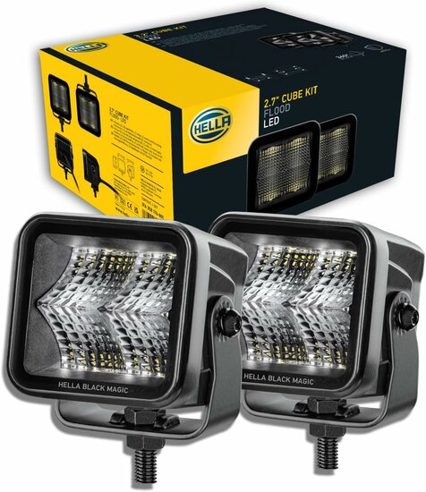 Hella LED Cube Set 2.7" Verstraler | 1FA 358 176-801