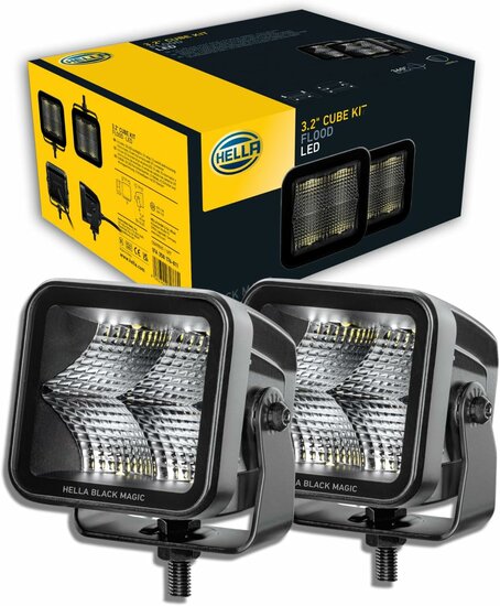 Hella LED Cube Set 3.2&quot; Breed | 1FA 358 176-811