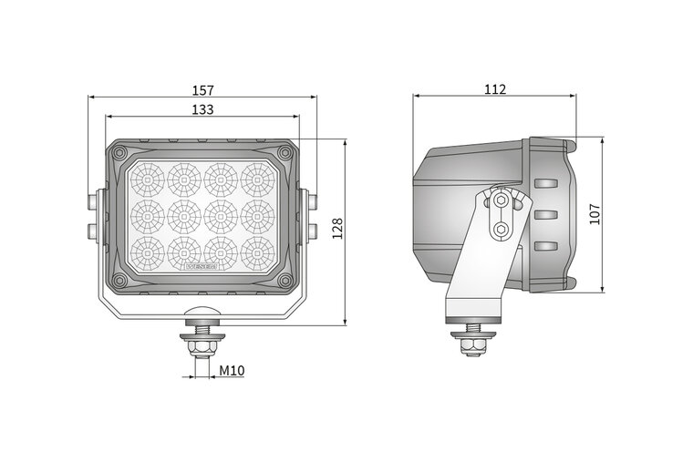 Wesem LED Sprayled 40W 4000LM | Blauw Licht