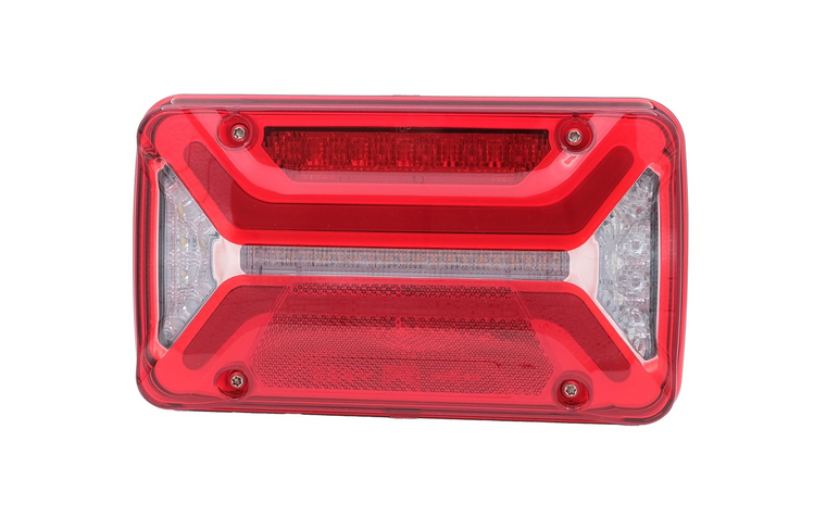 Asp&ouml;ck MultiLED III Achterlicht 12V-24V 7-Pin AMP | Links