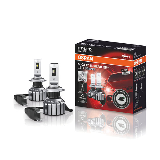 Osram Night Breaker H7 LED GEN2 Set Koplampen 12V | Streetlegal
