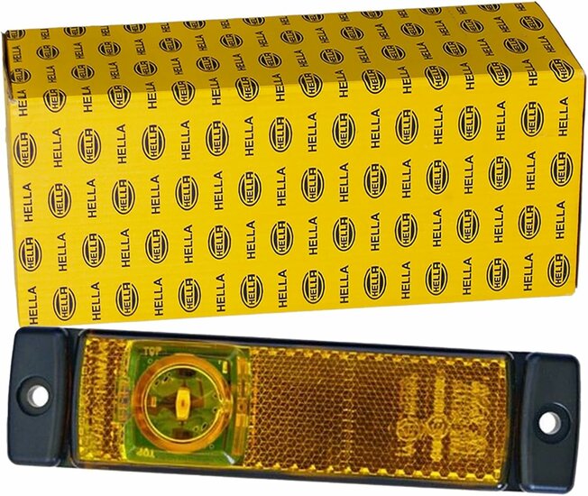 Zijmarkeringsl led 12V hor mont 130x32mm 2PS 008 645-011