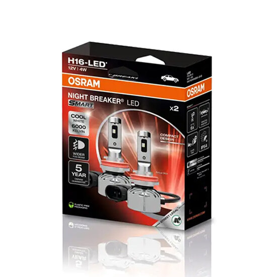 Osram Night Breaker LED Smart H16 ECE-goedgekeurd Set