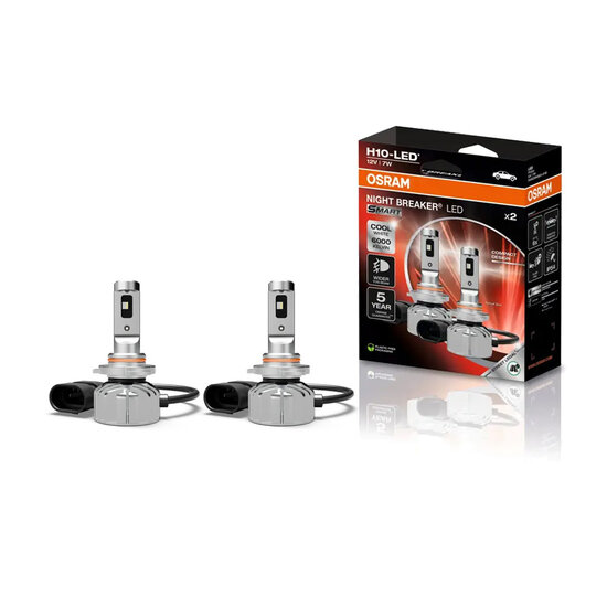 Osram Night Breaker LED Smart H10 ECE-goedgekeurd Set