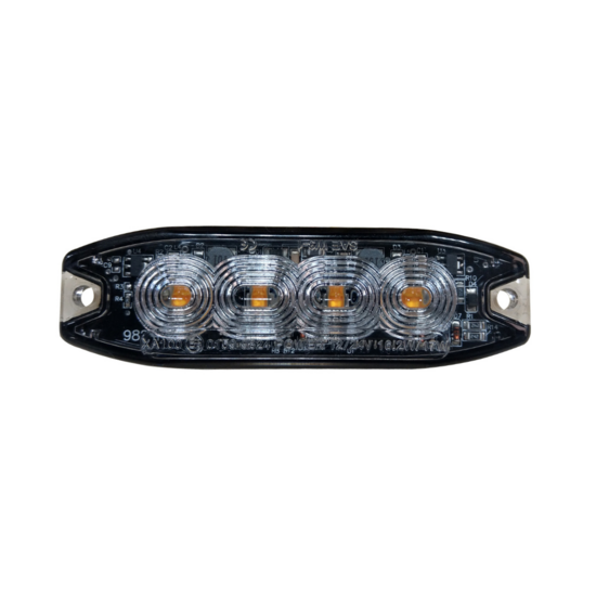 LED Flitser Oranje 12-24V | 4-LED
