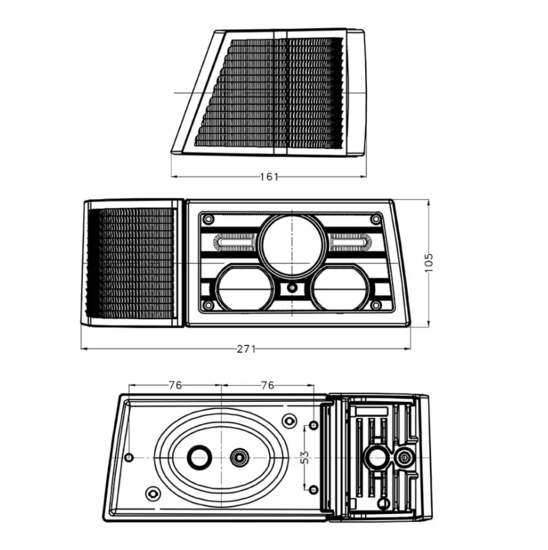 Crawer LED Koplampenset CASE Vier Functies
