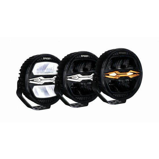 X-Spider Ninja LED Verstraler Rond | DRL + LED Flitser