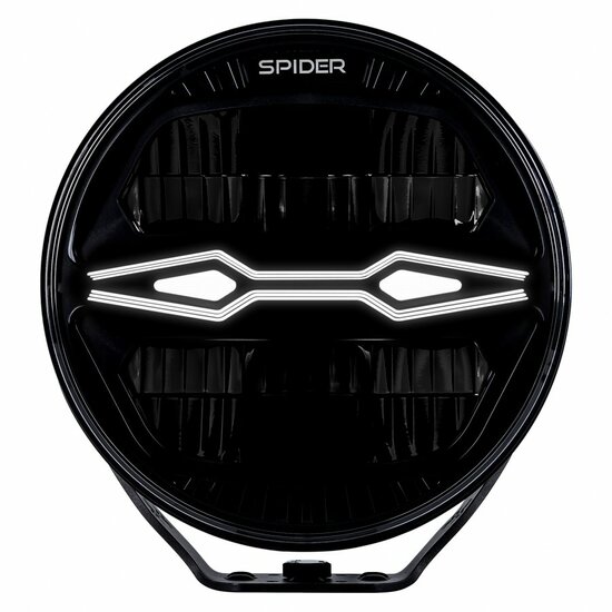 X-Spider Ninja LED Verstraler Rond | DRL + LED Flitser