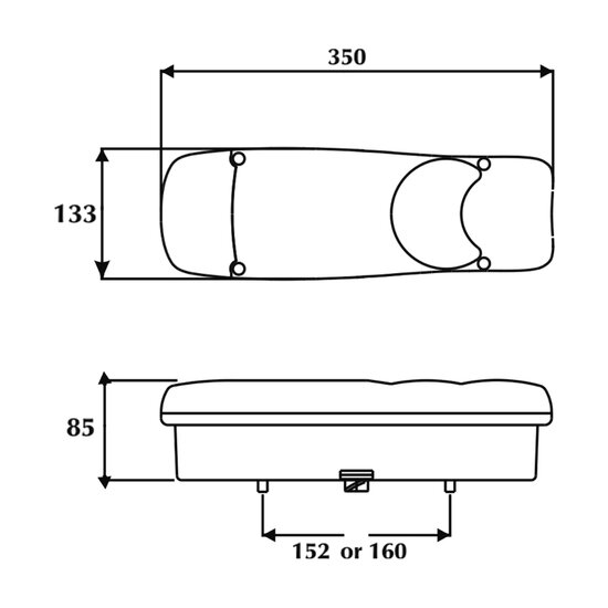 Dasteri Achterlicht 6-Functies Rechts | R-2060